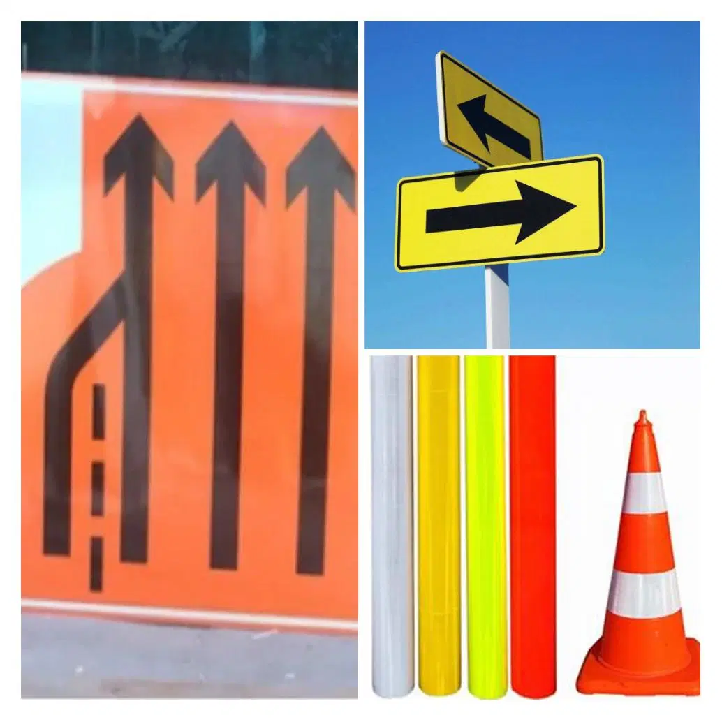 Reflective Film for Traffic Road Sign Reflective Sheeting Roll Reflective Signs Sheeting