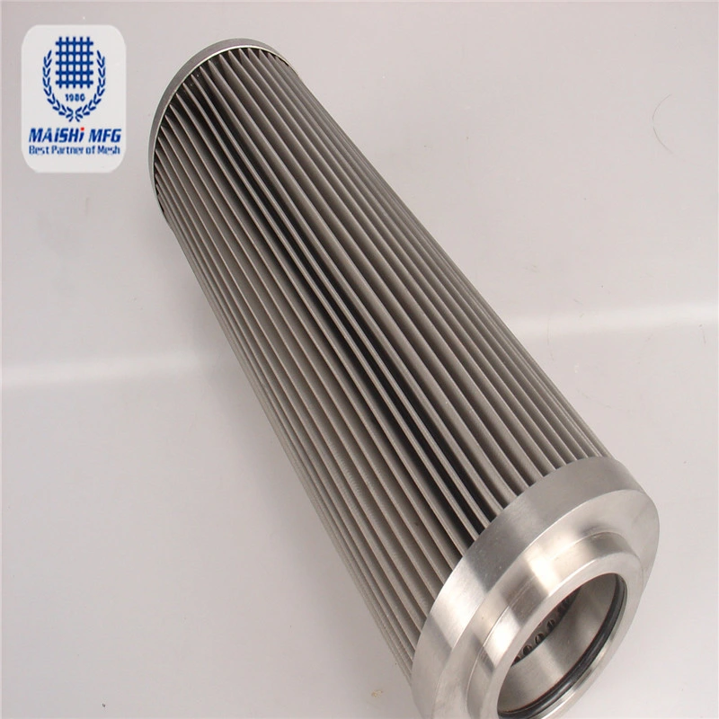 304 316 Stainless Steel Pleated Mesh Filter Element for Air Separation