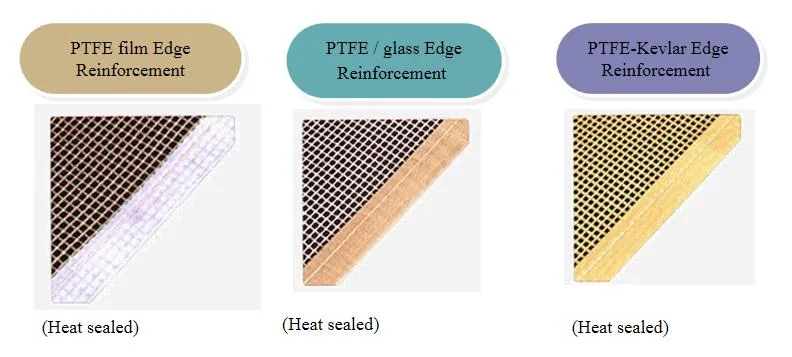 Acid and Alkali Resistant Non-Stick PTFE Coated Fiberglass Conveyor Mesh Belt for Food Industry
