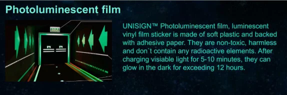 Glow in The Dark Tape / Luminous Film for Road Traffic Signs