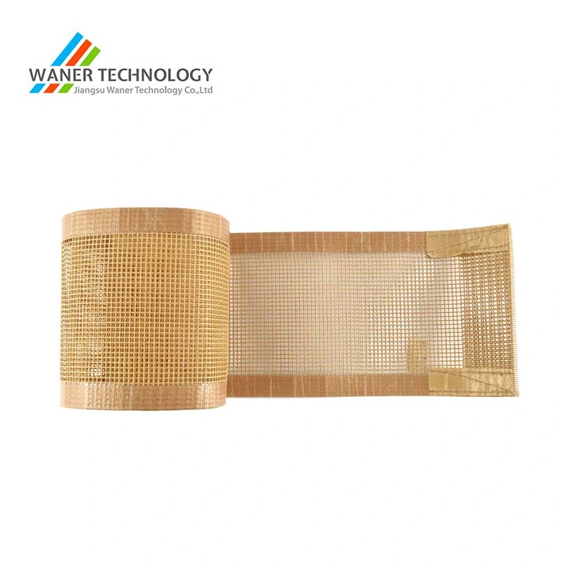 Heat Resistant PTFE Coated Fiberglass Mesh Conveyor Belt for Industry