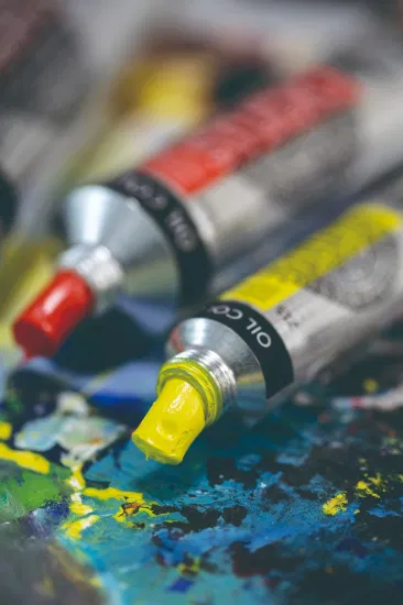 Оптовая продажа канцелярских товаров масляной живописи художественная живопись краска цветная студия серии 50 мл масляная краска на холсте с CE